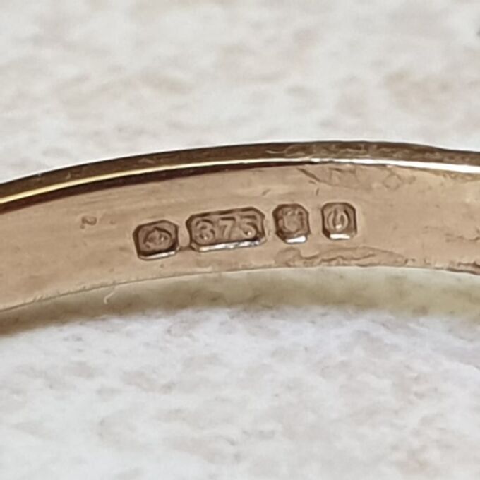 Emerald and Diamond Ring in 9ct Gold