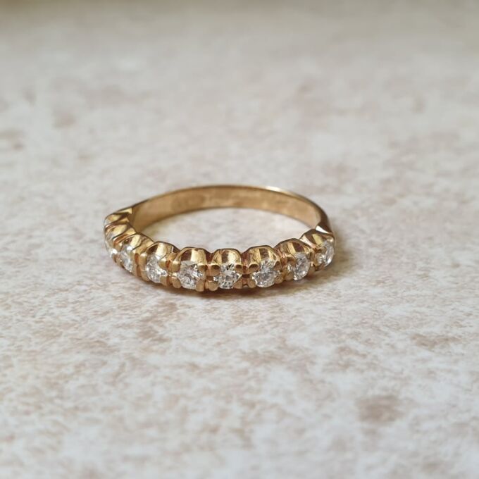 Diamond Stacking Band in 18ct Gold