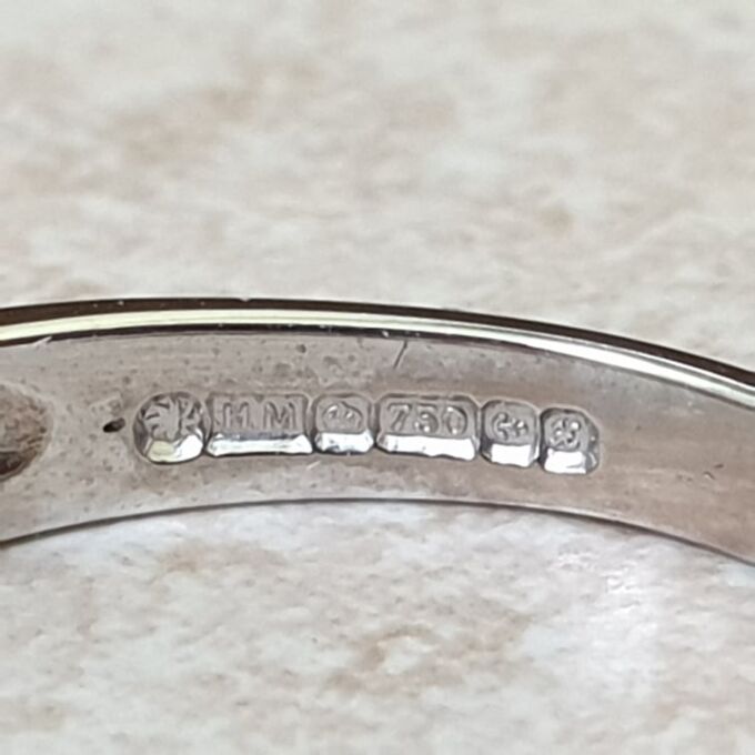 Dearest Acrostic Ring in 18ct Gold