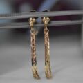 Tassel Drop Earrings with Screw Back Fastenings in 9ct Gold