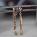 Tassel Drop Earrings with Screw Back Fastenings in 9ct Gold