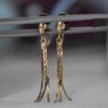 Tassel Drop Earrings with Screw Back Fastenings in 9ct Gold