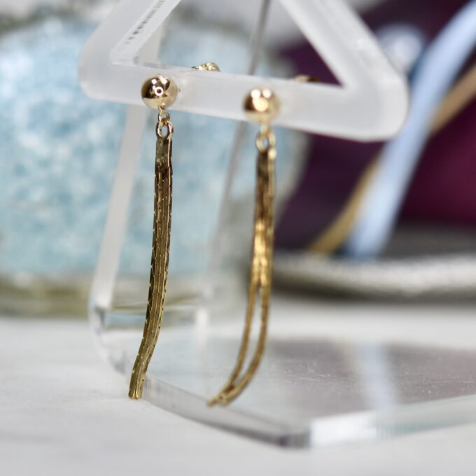 Tassel Drop Earrings in 9ct Gold