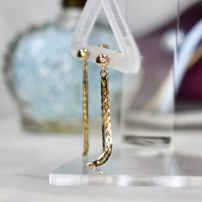 Tassel Drop Earrings in 9ct Gold