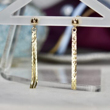 Tassel Drop Earrings in 9ct Gold