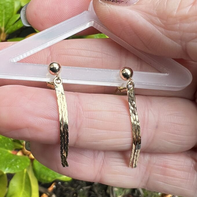 Tassel Drop Earrings in 9ct Gold