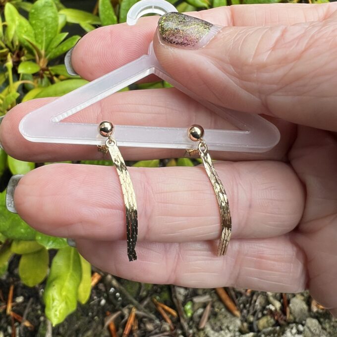 Tassel Drop Earrings in 9ct Gold