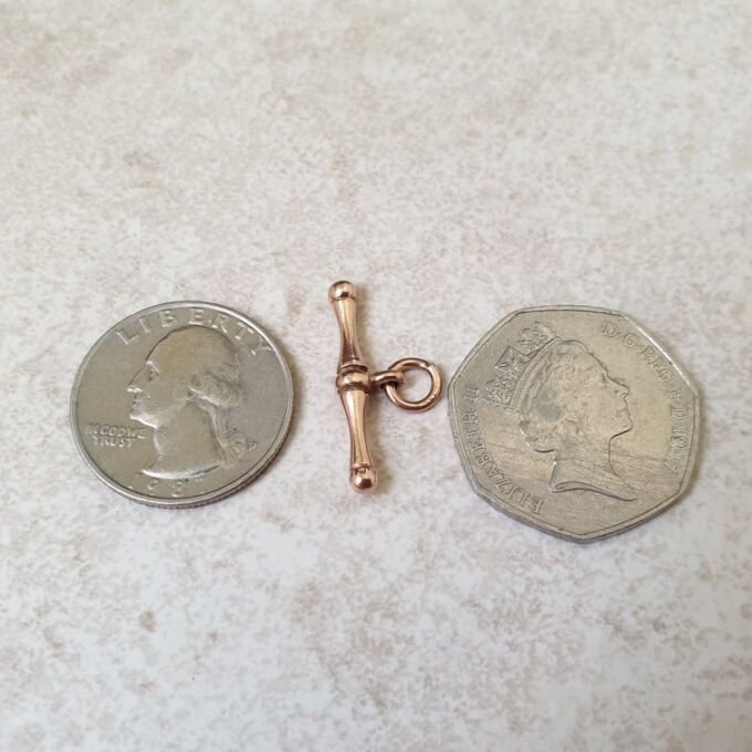 Albert or T Bar in 9ct Rose Gold