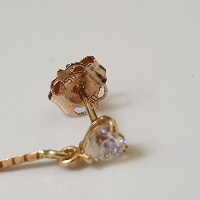 Chain Drop Earrings in 18ct Gold