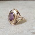Amethyst Statement Ring in 9ct Gold