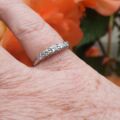 Five Stone Diamond Ring in Platinum