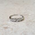 Five Stone Diamond Ring in Platinum