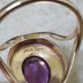 Amethyst Statement Ring in 9ct Gold