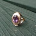 Amethyst Statement Ring in 9ct Gold