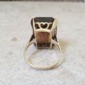 Huge Smoky Quartz Ring in 9ct Gold