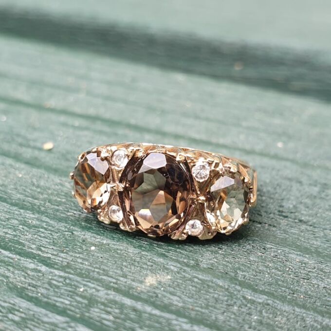 Quartz Ring in 9ct Gold