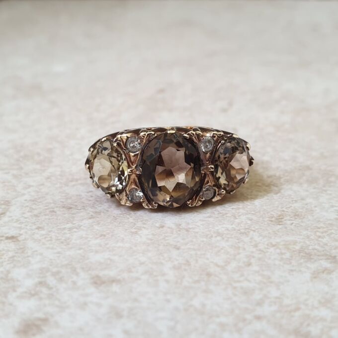 Quartz Ring in 9ct Gold