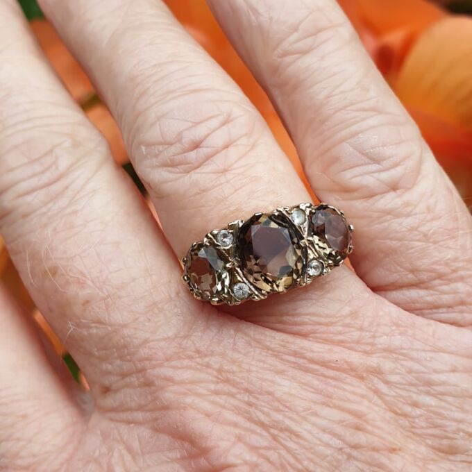 Quartz Ring in 9ct Gold