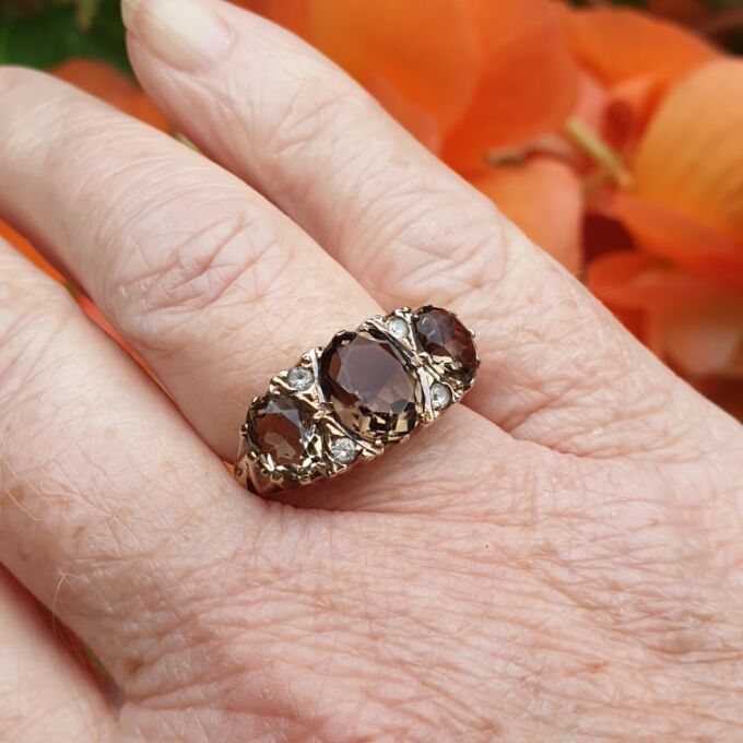 Quartz Ring in 9ct Gold