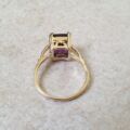 Amethyst Solitaire Ring in 9ct Gold