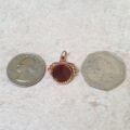 Two Sided Spinner Fob Pendant in 9ct Gold