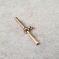 Plain T or Albert Bar in 9ct Yellow Gold