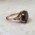 Smoky Quartz Ring in 9ct Gold