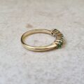 Emerald Stacking Ring in 9ct Gold