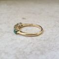 Emerald Stacking Ring in 9ct Gold