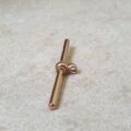 Antique Albert or T Bar Pendant in 9ct Rose Gold