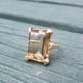 Solitaire Quartz Ring in 9ct Gold