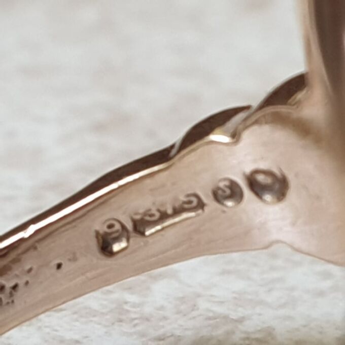 Tigers Eye Cameo Ring in 9ct Gold