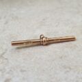 Antique Albert or T Bar Pendant in 9ct Rose Gold
