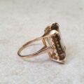 Solitaire Quartz Ring in 9ct Gold
