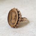 Tigers Eye Cameo Ring in 9ct Gold