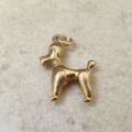 Poodle Charm Pendant in 9ct Gold