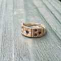 Seven stone Sapphire Ring in 9ct Gold