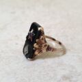 Ornate Onyx Ring in 10K Gold