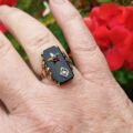 Ornate Onyx Ring in 10K Gold