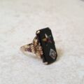 Ornate Onyx Ring in 10K Gold