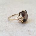 Smoky Quartz Ring in 9ct Gold