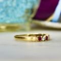 Ruby Stacking Band in 9ct Gold