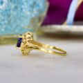 Tanzanite and Diamond Ring in 18ct Gold