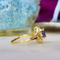 Tanzanite and Diamond Ring in 18ct Gold