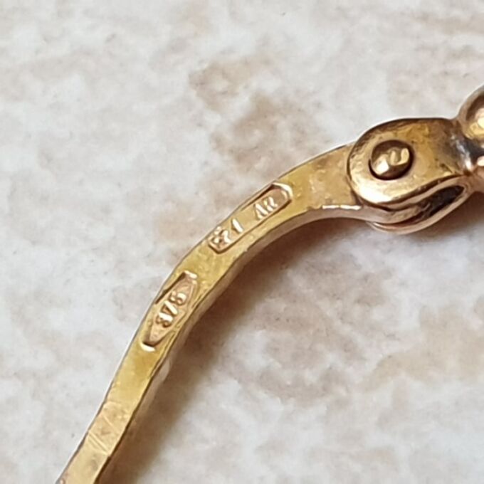Italian Ornate Earrings in 9ct Gold