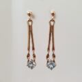 Topaz Drop Earrings in 9ct Gold