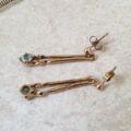 Topaz Drop Earrings in 9ct Gold