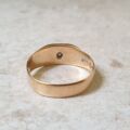 Star Set Diamond Signet Ring in 18ct Gold
