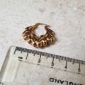 Italian Ornate Earrings in 9ct Gold