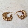 Italian Ornate Earrings in 9ct Gold